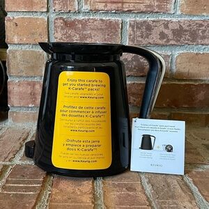 NWT Keurig Black Carafe